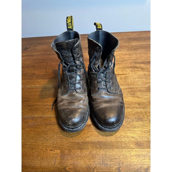 Dr Martens Airwair Leather Ankle Combat Boots - Picture 1 of 7